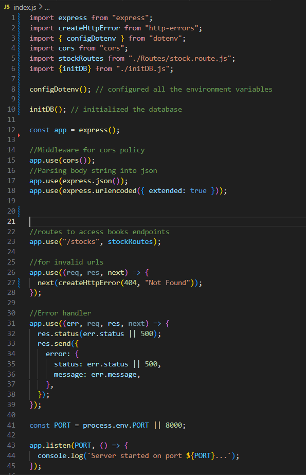 index.js: complete crud application  with node express and mongodb
