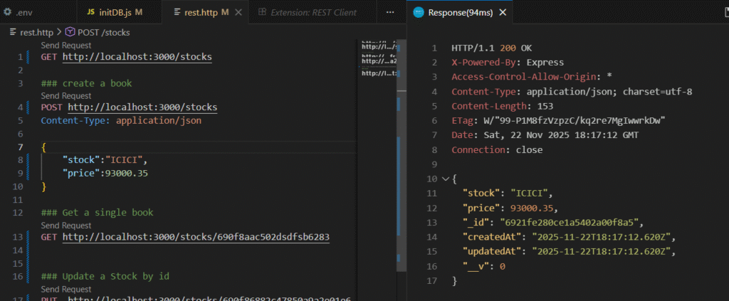Testing APIs with REST Client in Visual Studio Code